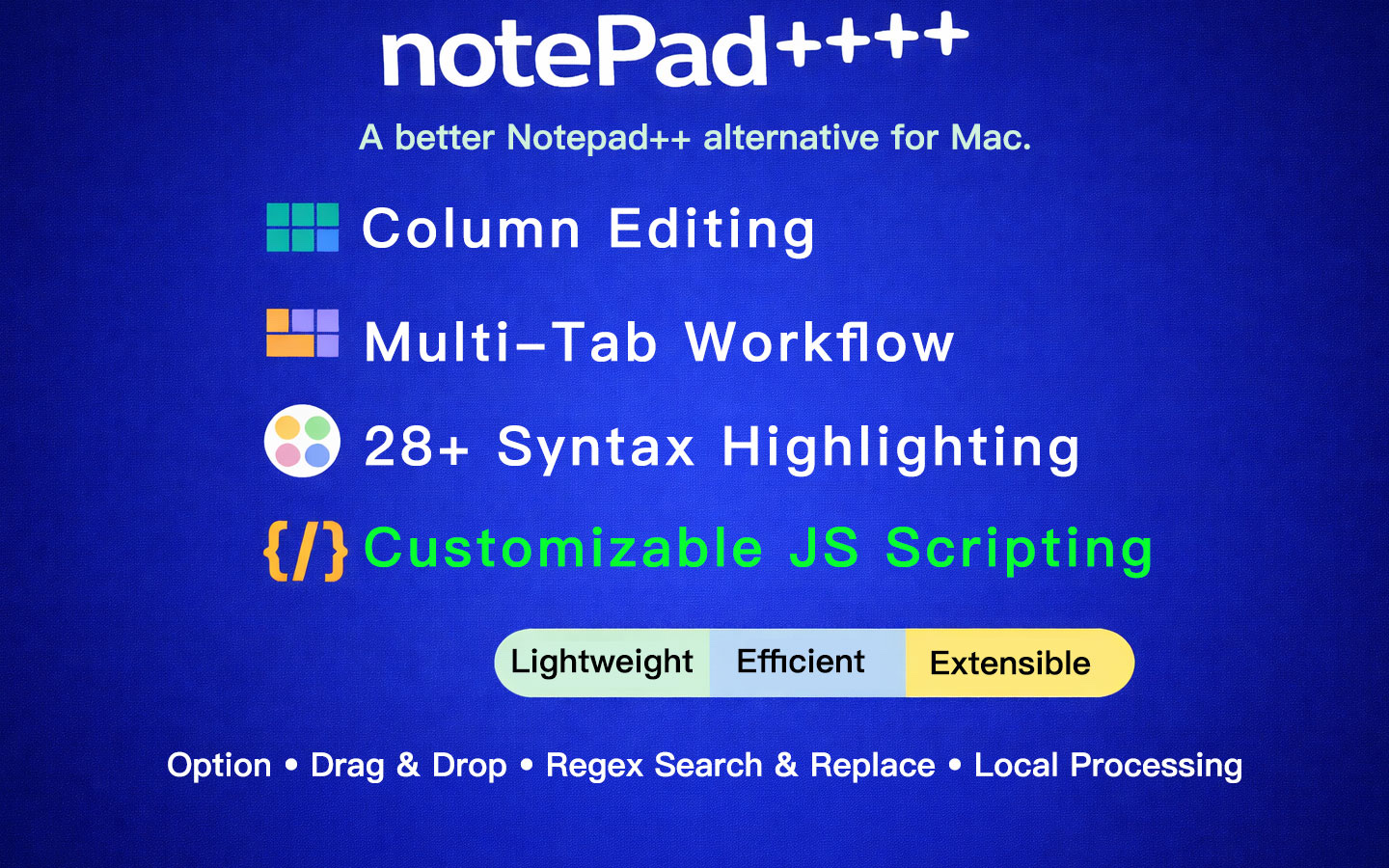 notePad++++ screenshot